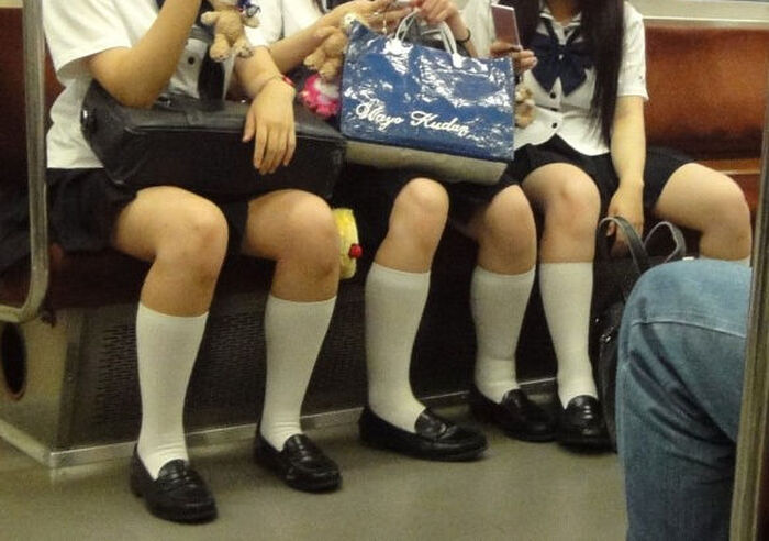 JK's socks are white and white is good school socks erotic image 43th image