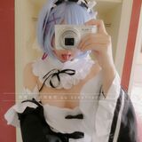 Beautiful girl "I cosplayed as Rem!"