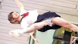 48 local idol erotic images with a dazzling smile and panchira on stage