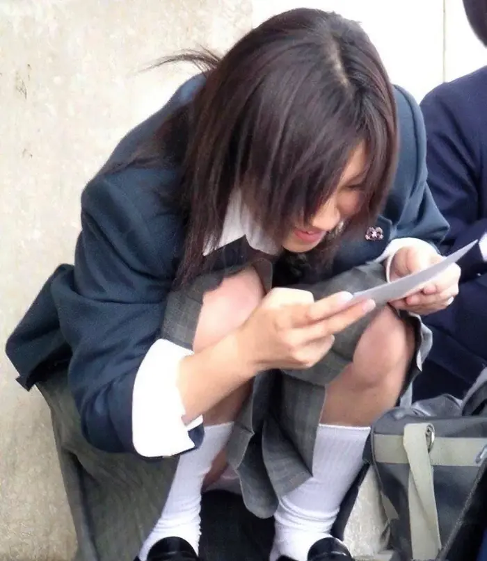 67 JK raw panchira images ~ Raw foot high school girl god angle voyeur collection 19th image