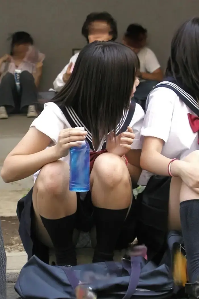 67 JK raw panchira images ~ Raw foot high school girl god angle voyeur collection 20th image