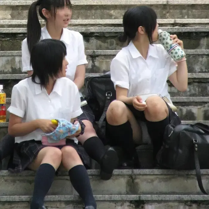 67 JK raw panchira images ~ Raw foot high school girl god angle voyeur collection 25th image