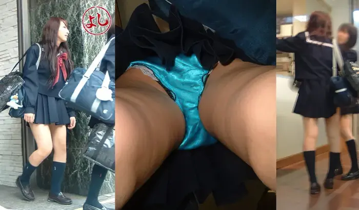 67 JK raw panchira images ~ Raw foot high school girl god angle voyeur collection 42th image