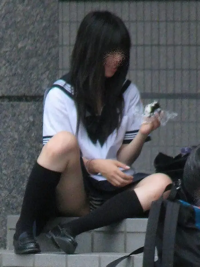 67 JK raw panchira images ~ Raw foot high school girl god angle voyeur collection 45th image