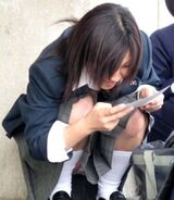 50 JK Squatting Panty Shots I Collected Underwear Voyeur Of A High School Girl With Plump Thighs