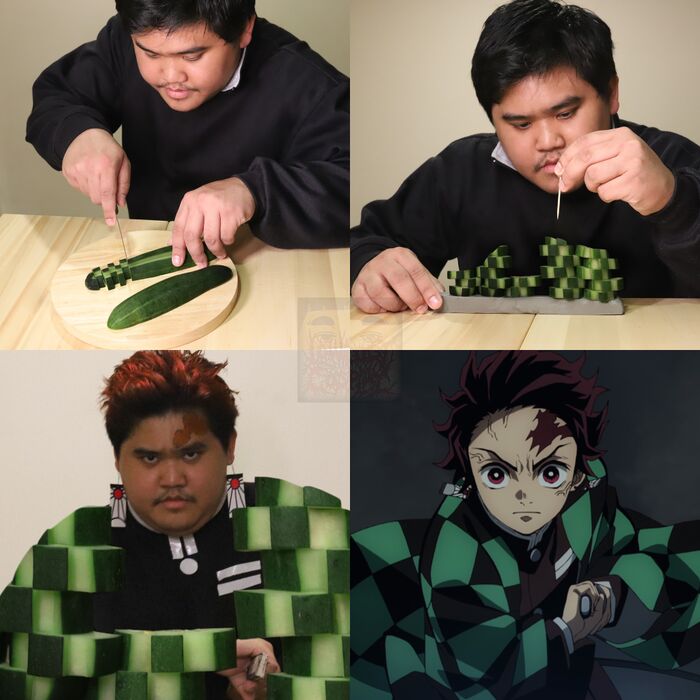 【Image】Cosplayer 'I cosplayed as a snake pillar and a love pillar' 12th image