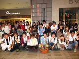 I zoomed in on a girl w who is panchira in a group photo