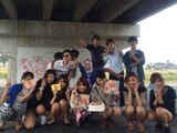 The fun of the group photo is to find a girl who is doing panchira wwww
