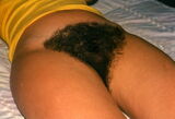Erotic image of a man hair triangle with an inverted triangle shape of pubic hair