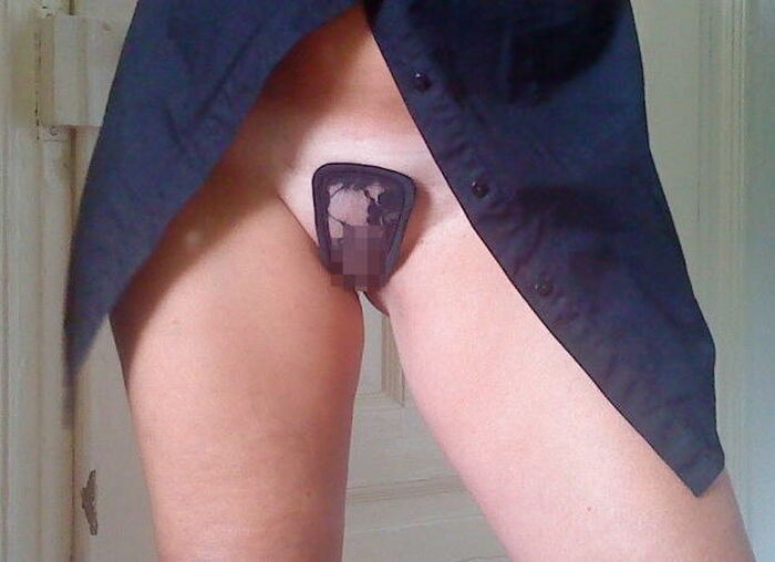 Erotic image of radical tiny pants called C string 14th image
