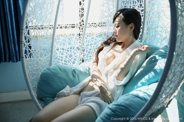 [WingS 影私荟] Vol.022_嫩模喵喵cyann阳光下的private cell beautiful girl vacuum 秀美breast 极致诱惑Photo 52P 25th image
