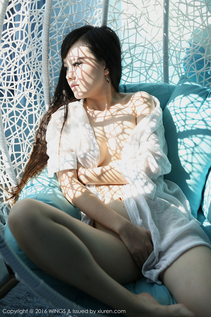 [WingS 影私荟] Vol.022_嫩模喵喵cyann阳光下的private cell beautiful girl vacuum 秀美breast 极致诱惑Photo 52P 29th image