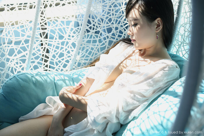 [WingS 影私荟] Vol.022_嫩模喵喵cyann阳光下的private cell beautiful girl vacuum 秀美breast 极致诱惑Photo 52P 31th image