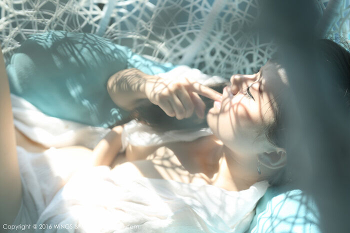 [WingS 影私荟] Vol.022_嫩模喵喵cyann阳光下的private cell beautiful girl vacuum 秀美breast 极致诱惑Photo 52P 39th image