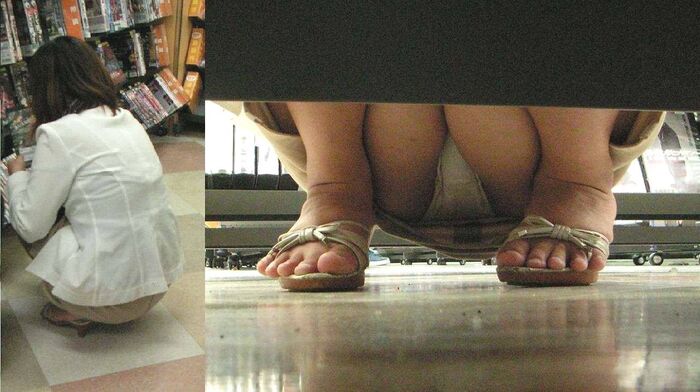 【Pants Full View】棚下を這いつばてててM形開leg大panchira ~ wwww 11th image