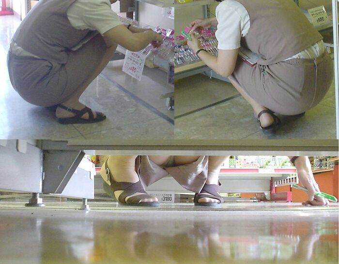 【Pants Full View】棚下を這いつばてててM形開leg大panchira ~ wwww 4th image