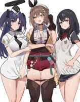 Besides "Liza" and "Rokka-chan", think of one girl with plump thighs
