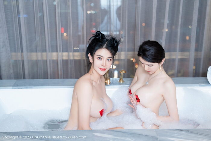 [XINGYAN 星颜社] VOL.168_ Goddess 刘钰儿 &amp;李丽莎bathroom 场景sexual 感姐妹花秀豪milk 惹火诱惑Photo 80P 30th image