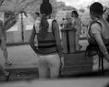 The destructive power of infrared cameras! Pants full view is what, but wwwww