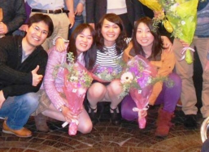 What's the matter ~ w The fun group photo is becoming a panchira group photo ~ wwww 3th image