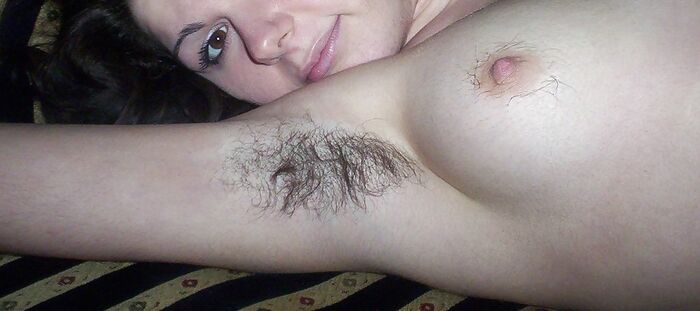There are armpit hair, shin hair, and pie hair! Fluffy erotic image of a bristly alien 15th image