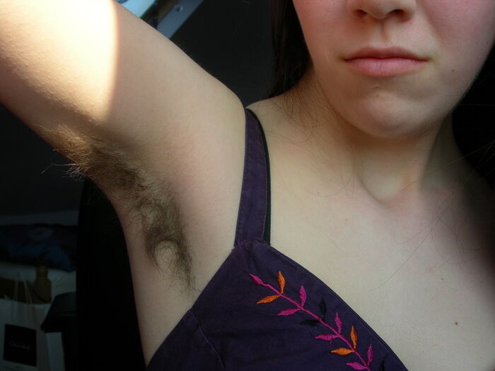 There are armpit hair, shin hair, and pie hair! Fluffy erotic image of a bristly alien 7th image