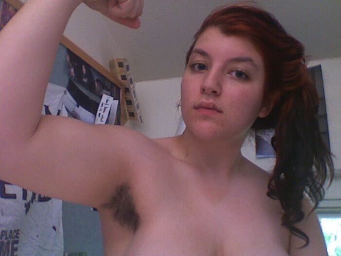 There are armpit hair, shin hair, and pie hair! Fluffy erotic image of a bristly alien 9th image