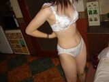 On White Day, wear white underwear on top and bottom! Amateur lingerie image collection