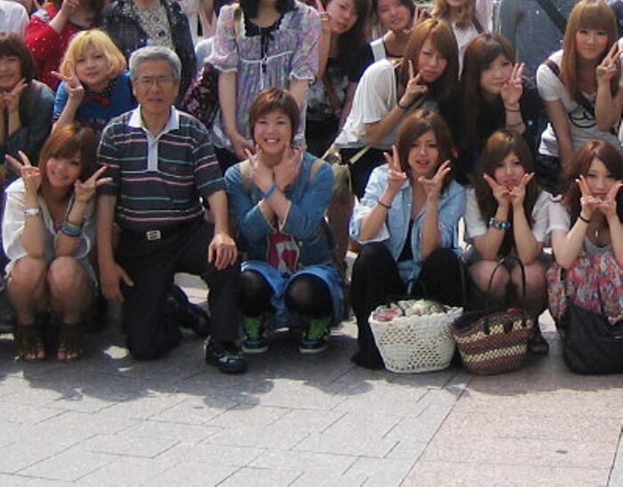 [Group photo panchira] Front row girls will do panchira ~ ~ [Mochi zoom available] 10th image