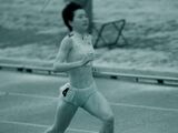 As a result of taking a track and field event with an infrared camera, I found an older sister Mr./Ms. wearing leopard print pants~~~~~wwww