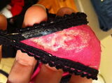Erotic images of yourself checking stains and stains on your pants