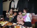 With joy and bouquets and panchira