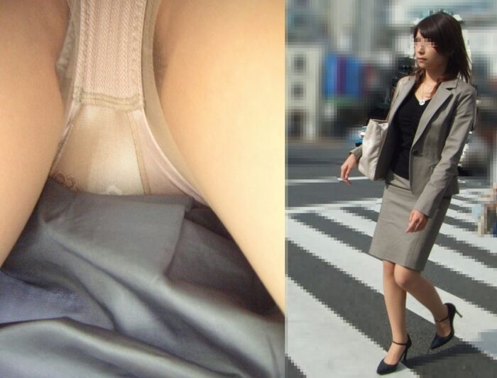 [Stuffy bread] Erotic image of OL Mr./Ms. seen from upside down 16th image