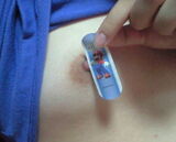 - [Adhesive plaster on the nipple] Halfway erotic front pasted boobs P!!
