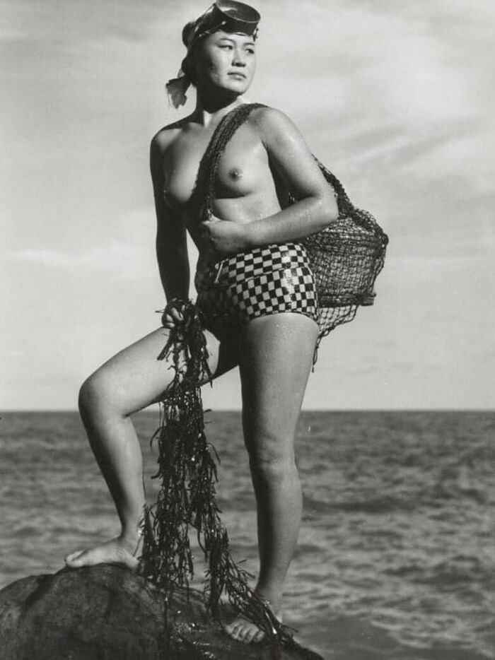 48 bare-diving erotic images of Mr./Ms. with topless half-naked pants sexy 4th image