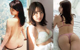 Nana Owada's thick buttocks crack nude photo collection Erotic image in T-back underwear.
