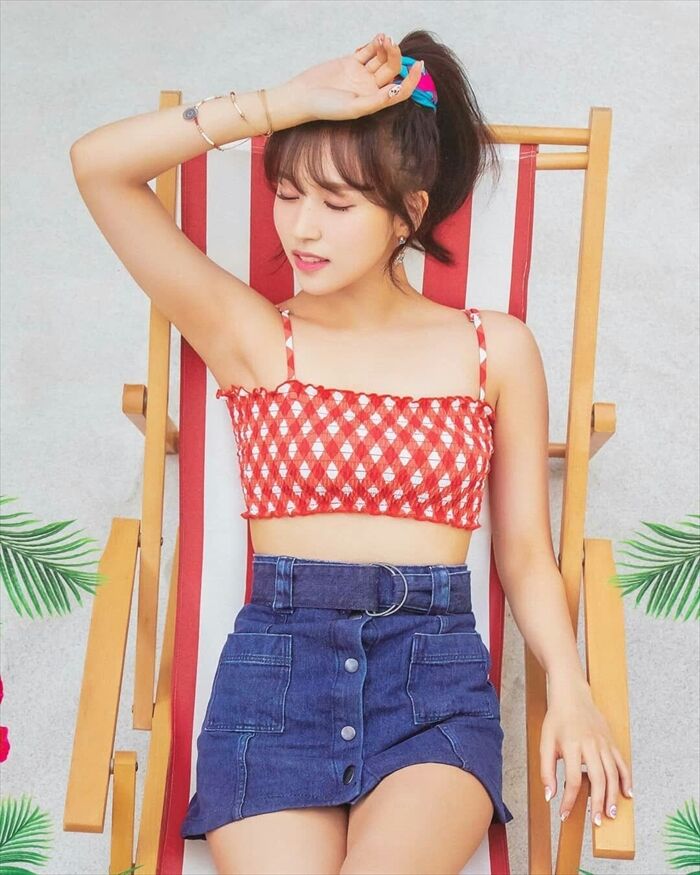 TWICE Mina's nipple pochi treasure cap over 120 erotic images that come out! 80th image