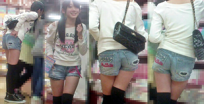 【Image】Natural JS High Grade Bukkake Tempting Erotic Erotic Thigh Ball wwww 23th image