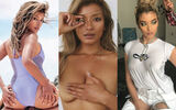 Laura's nipple nude erotic images. GIF videos of swimsuits, brown areolas, etc.