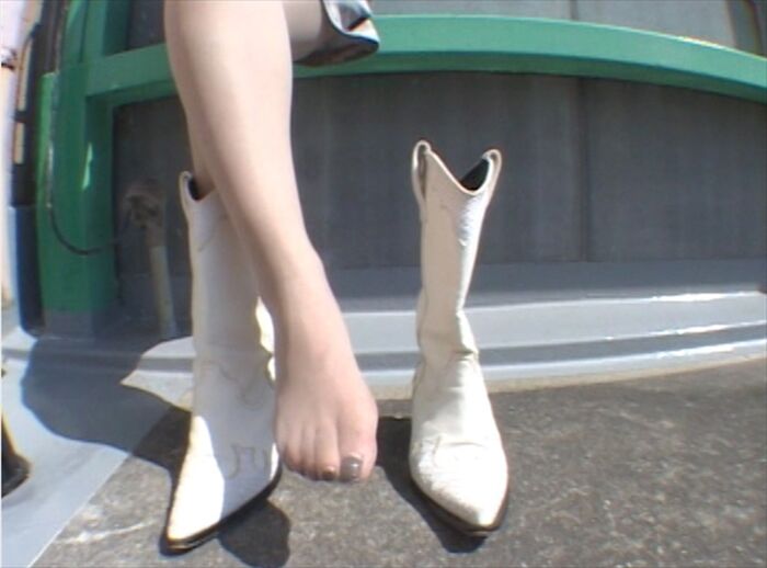 Images of freshly taken off pumps, boots, and shoes with foot odor 10th image