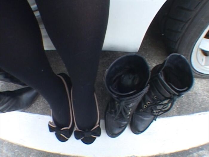 Images of freshly taken off pumps, boots, and shoes with foot odor 29th image