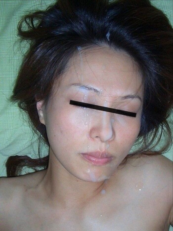 The exhilaration is an order of magnitude ... A facial erotic image with an intriguing expression of a girl bathed in muddy sperm on her face 29th image