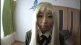 in the of a cosplayer like Menhera ... Impregnation GIF image that makes you want to run away