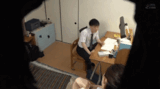 The tutor's aunt who was shown an erection by a student Mr./Ms. dropped a scalpel ... Secretly filmed GIF image