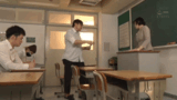 Arasa's female teacher is hungry for! GIF image that becomes a female when pressed by a male student