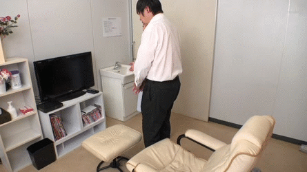 Mr./Ms. a nurse who missed her marriage period!? Cuckold sex GIF image of a libido monster devouring the of a patient Mr./Ms. who visited for a semen test 4th image