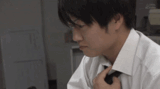 An office lady Mr./Ms. who lusted during overtime seduced a handsome subordinate ... sex GIF image of squirting in the company