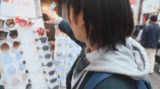 He looks boyish, but his body is super sensitive! Sexy girls in agony ● Raw sex GIF image