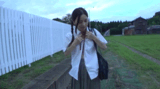 A girl who was found out by her classmates with an embarrassing propensity ● Student ... Shameful GIF image of being attacked during exposure play at school
