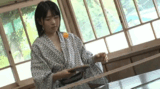 - I can't stop my excitement at the small nipples overflowing from the yukata! GIF image of a girl who gets hot in hot spring table tennis turns into a